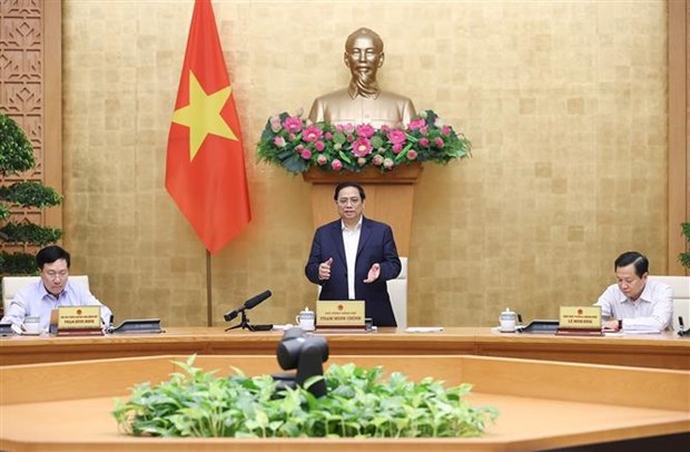 越南政府10月例行会议：经济社会整体保持复苏发展态势 hinh anh 1