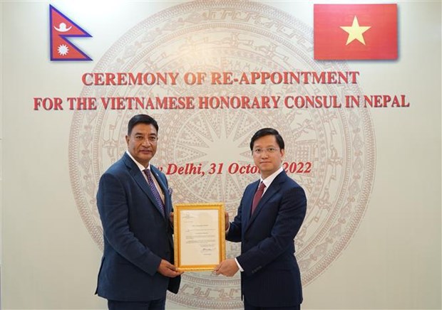 施雷斯塔先生第三次被任命为越南驻尼泊尔名誉总领事 hinh anh 1
