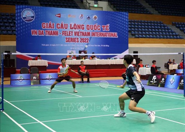 逾200名运动员参加2022年岘港市国际羽毛球比赛 hinh anh 1