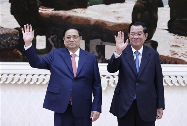 越南和柬埔寨发表联合声明 hinh anh 3