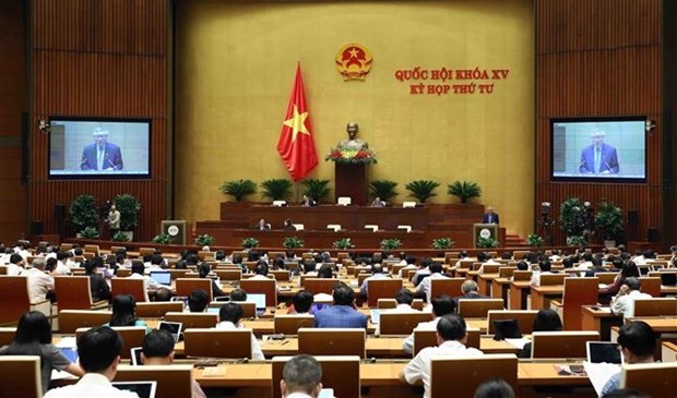 越南第十五届国会第四次会议：讨论《民防法（草案）》 hinh anh 1