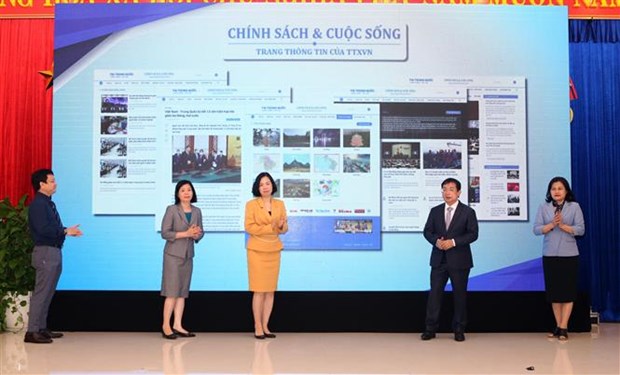 越南通讯社政策与生活信息网正式上线 hinh anh 2