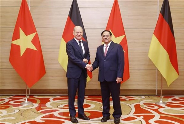德国总理奥拉夫·朔尔茨强调越南是德国的重要伙伴 hinh anh 1