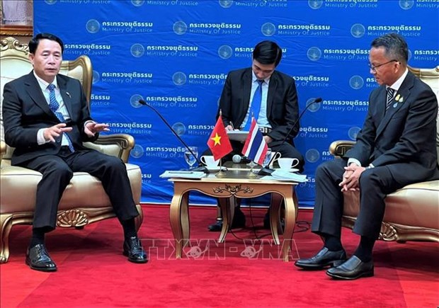 越南公安部与泰国相关伙伴加强合作 hinh anh 1