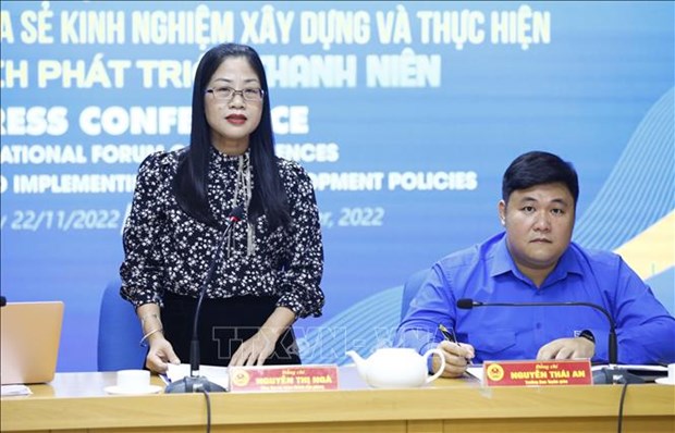 越南首次举办青年发展政策国际论坛 hinh anh 1
