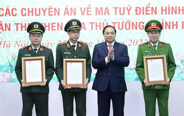 政府总理范明政：不让越南成为国际毒品的中转站 hinh anh 1