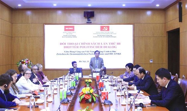 越南共产党积极促进与德国左翼党的合作关系 hinh anh 1