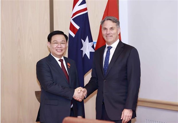 越南国会主席王廷惠会见澳大利亚副总理兼国防部长 hinh anh 1