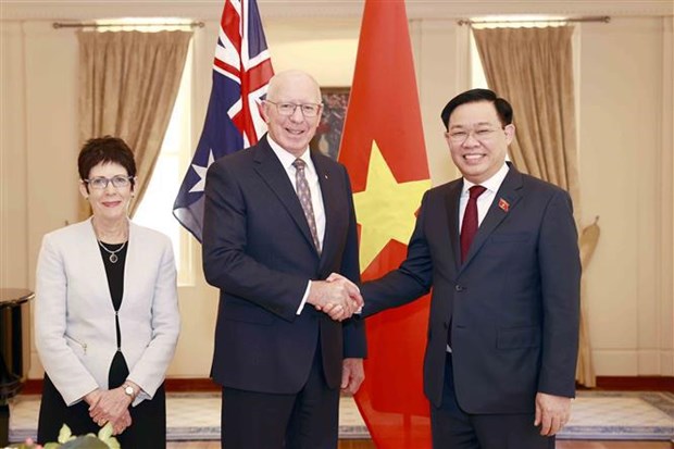 越南国会主席王廷惠会见澳大利亚总督戴维·赫尔利 hinh anh 2