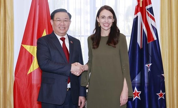 越南国会主席王廷惠会见新西兰总理杰辛达·阿德恩 hinh anh 1