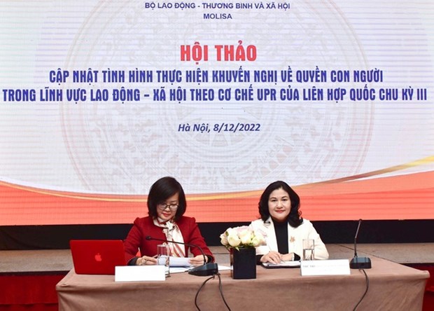 越南在促进劳务、社会和性别平等领域的人权保障问题取得了令人瞩目的成就 hinh anh 1