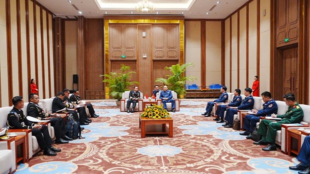 越南海警司令部与印度尼西亚和柬埔寨海上执法机构举行双边会谈 hinh anh 1