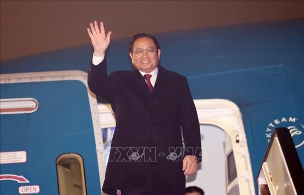 越南政府总理范明政开始对荷兰进行正式访问 hinh anh 1