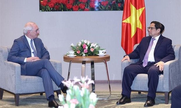 政府总理范明政出席越南-荷兰商务论坛 会见荷兰各大集团领导 hinh anh 3