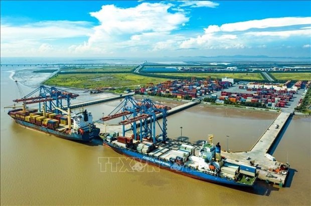 VIMC 廷武港自12月12日起迎来4万吨级船舶减载靠泊 hinh anh 1