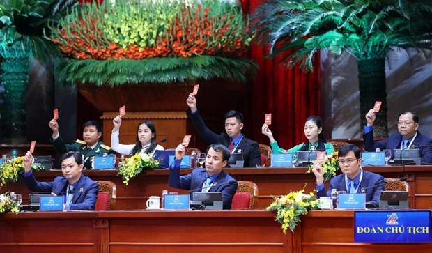 胡志明共青团第十二届中央委员会由144人组成 hinh anh 2
