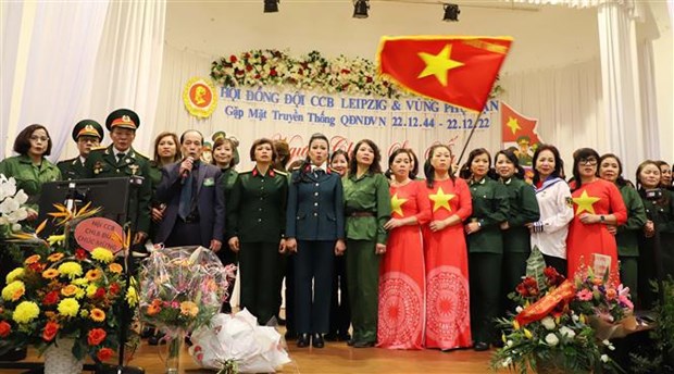 越南人民军建军78周年庆典在德国各地举办 hinh anh 1