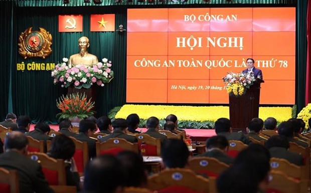 越南政府总理范明政出席第78次全国公安会议 hinh anh 1