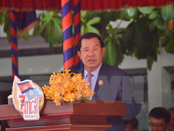 柬埔寨首相洪森亲王：1·7胜利是任何力量都无法歪曲和破坏的历史事实 hinh anh 1