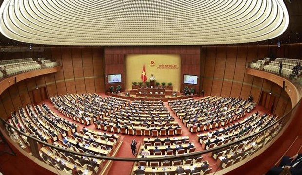 越南第十五届国会第二次特别会议进入最后一个工作日 hinh anh 1