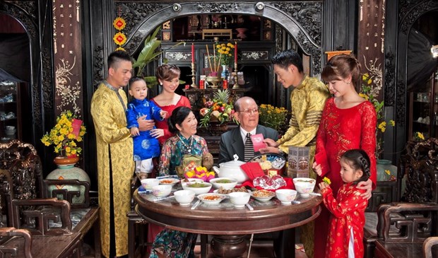 春节漫谈越南的家庭传统 hinh anh 1