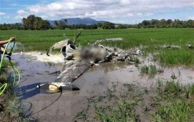 菲律宾空军一架飞机坠毁 2名飞行员遇难 hinh anh 1