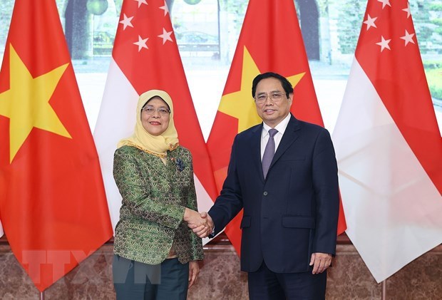 范明政总理正式访问两国之旅提升越南与新加坡和文莱之间的双边合作水平 hinh anh 1