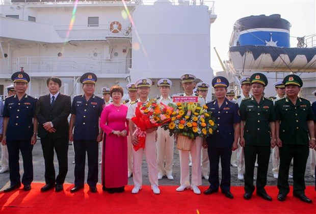 日本海岸警卫队巡逻舰访问越南岘港市 hinh anh 2