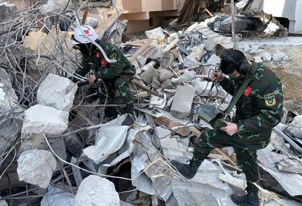 土耳其和叙利亚地震：越南人民军救援队救援工作初步成果 hinh anh 3