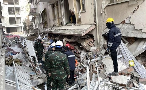 土耳其和叙利亚地震：越南人民军救援队救援工作初步成果 hinh anh 2