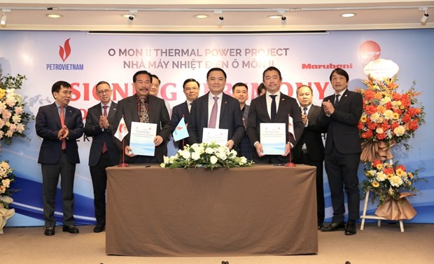 越南油气集团与丸红-WTO合资体签署天然气销售合同框架协议 hinh anh 1