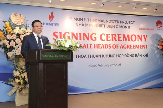 越南油气集团与丸红-WTO合资体签署天然气销售合同框架协议 hinh anh 2