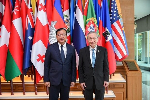 柬埔寨与泰国承诺革新伙伴关系 hinh anh 1
