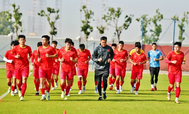 2023年亚足联U20总决赛：越南队为征服亚洲赛场的挑战做好准备 hinh anh 1