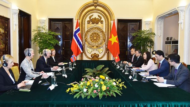 越南与挪威第9次政治磋商在河内举行 hinh anh 1