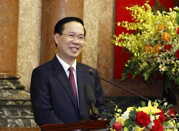 各国领导人向越南新任国家主席武文赏致贺电和贺信 hinh anh 1