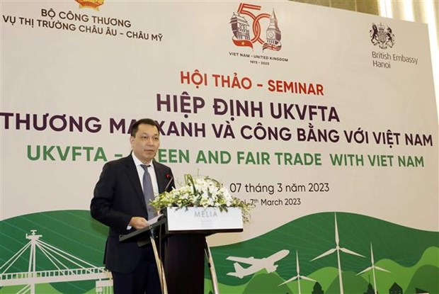 UKVFTA——对越南的绿色和公平贸易 hinh anh 1