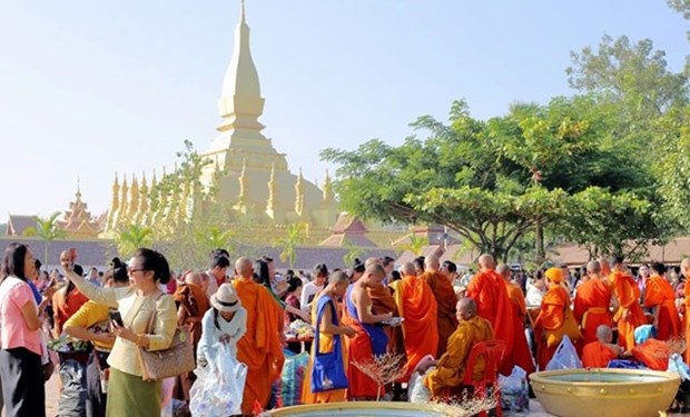 老挝在2023年国际游客接待量有望达140万人次以上 hinh anh 1