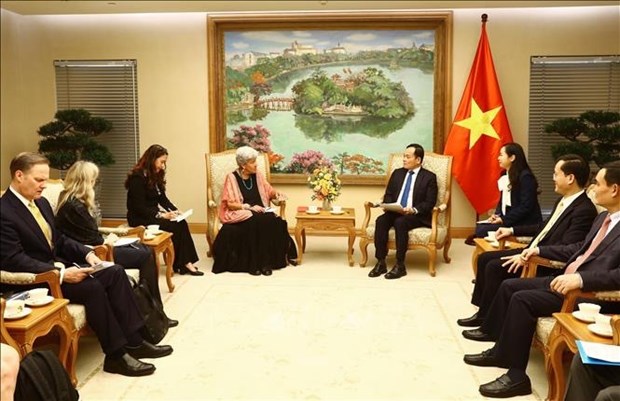 越南政府副总理陈流光会见美国商务部副部长玛丽莎·拉戈 hinh anh 1