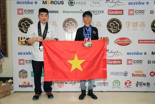 越南厨师在马来西亚烹饪锦标赛上荣获四枚奖牌 hinh anh 1