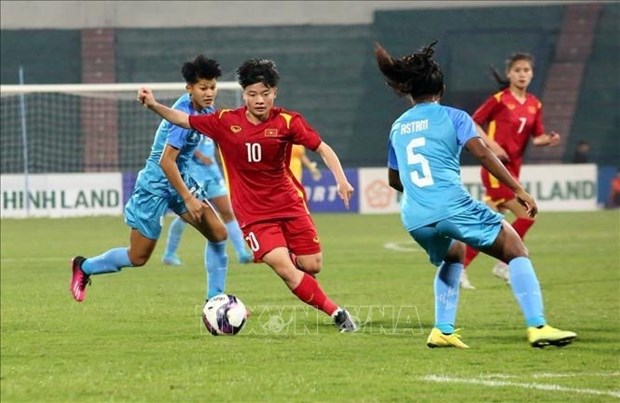 2024年U20女足亚洲杯：越南队正式进入第二轮小组赛 hinh anh 1