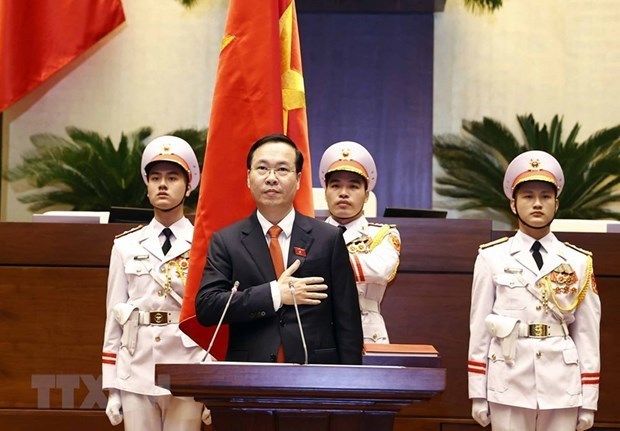 世界各国领导人纷纷向越南新任国家主席武文赏致贺电和贺信 hinh anh 1