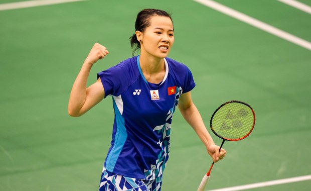 越南羽毛球运动员阮垂玲跻身世界女子单打前45名 hinh anh 1