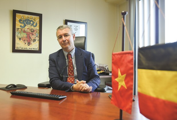 比利时驻越南大使博什：越南是比利时负责任、可信赖和稳定的伙伴 hinh anh 1