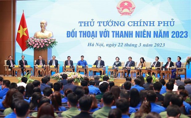 越南政府总理范明政：党和国家始终高度重视青年、关怀青年 hinh anh 1