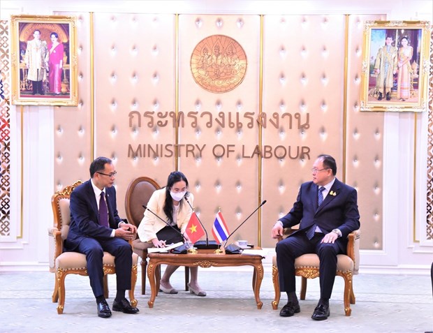 越南和泰国深化劳务合作 hinh anh 1