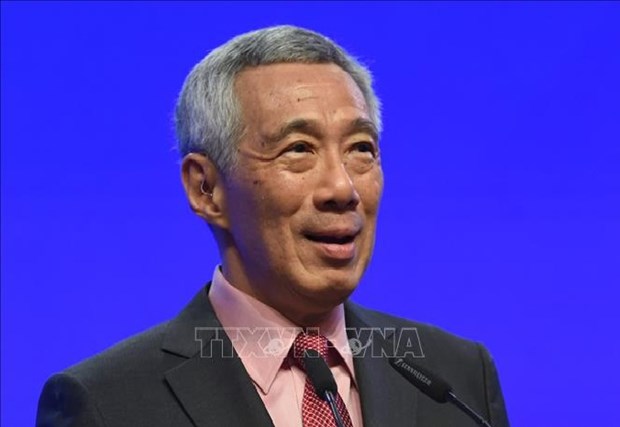 新加坡总理李显龙对中国进行访问 hinh anh 1