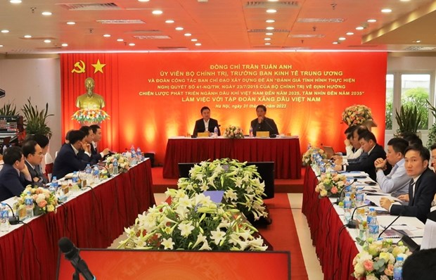 建议越共中央政治局为石油产业颁布新战略方向 hinh anh 1