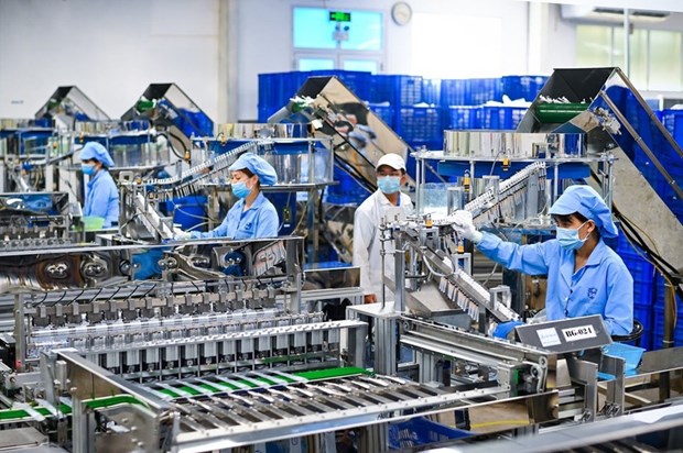 标普全球：3 月份越南制造业采购经理指数下跌 3.5 点 hinh anh 1