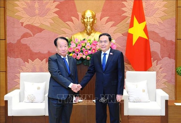 越南国会常务副主席陈青敏会见柬埔寨参议院秘书长 hinh anh 1